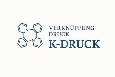 Verknüpfung Druck Logo - scientific book publishing